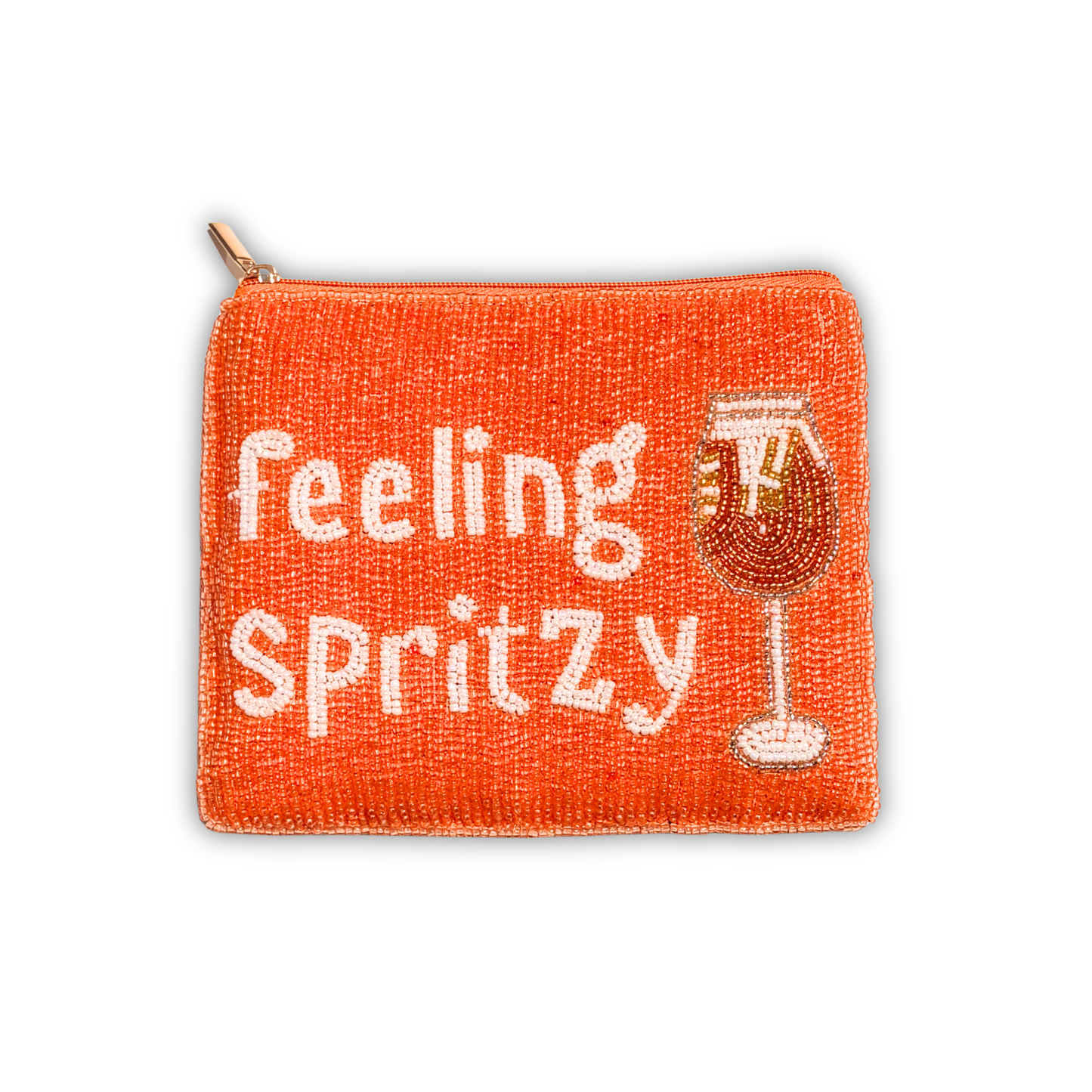 PRE-ORDER: Feeling Spritzy Beaded Coin Pouch