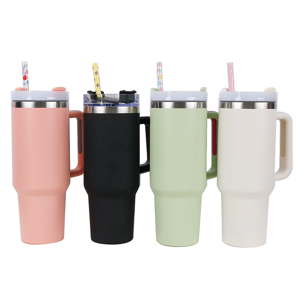 Preppy Reusable Straws for 40oz Tumblers (4 Pack)