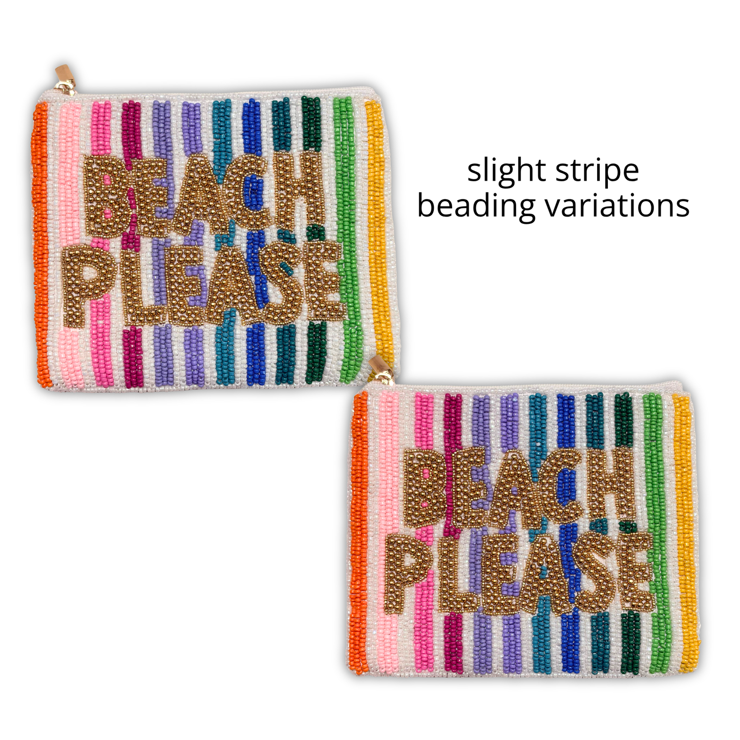 Perfectly Imperfect Beaded Pouches ✨ Cosmetic Imperfections Discount