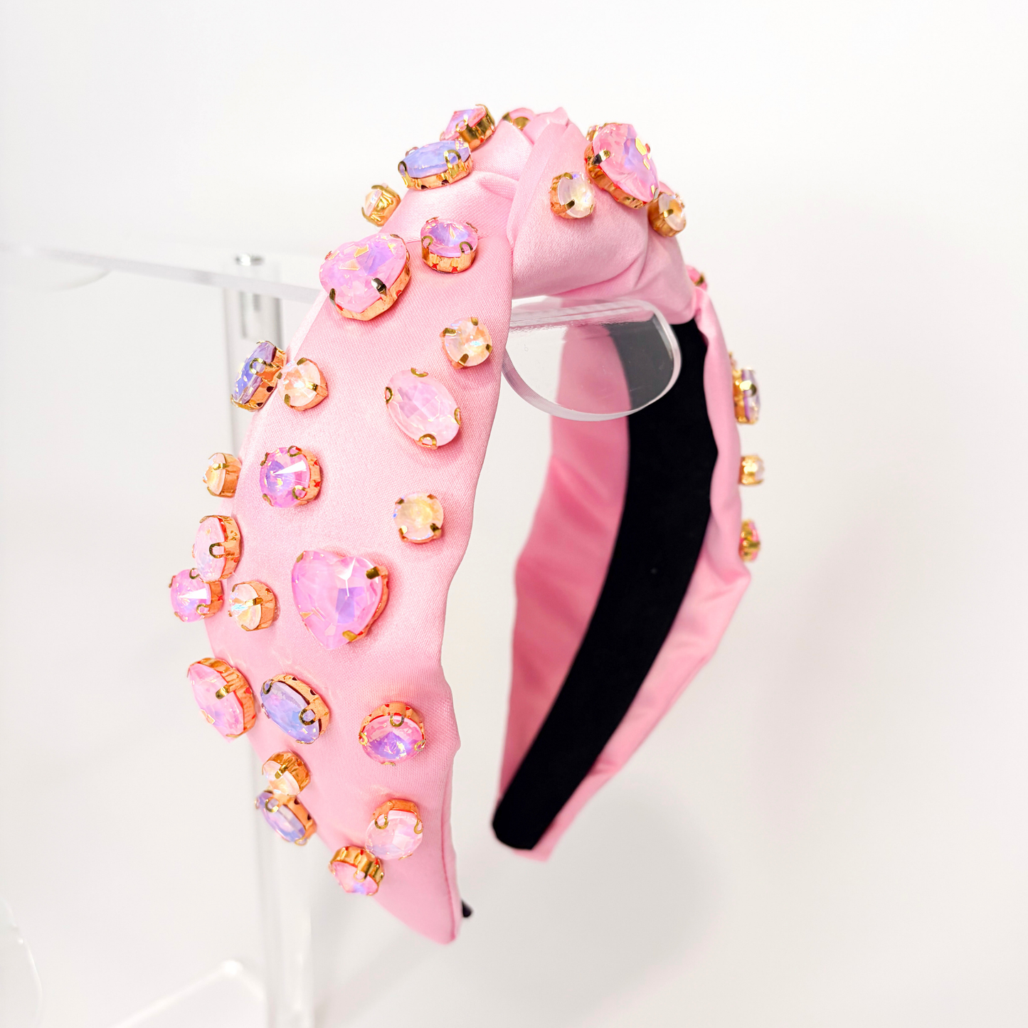 💖 Pink Statement Headbands | Pearl, Crystal & Gem Embellished Headbands