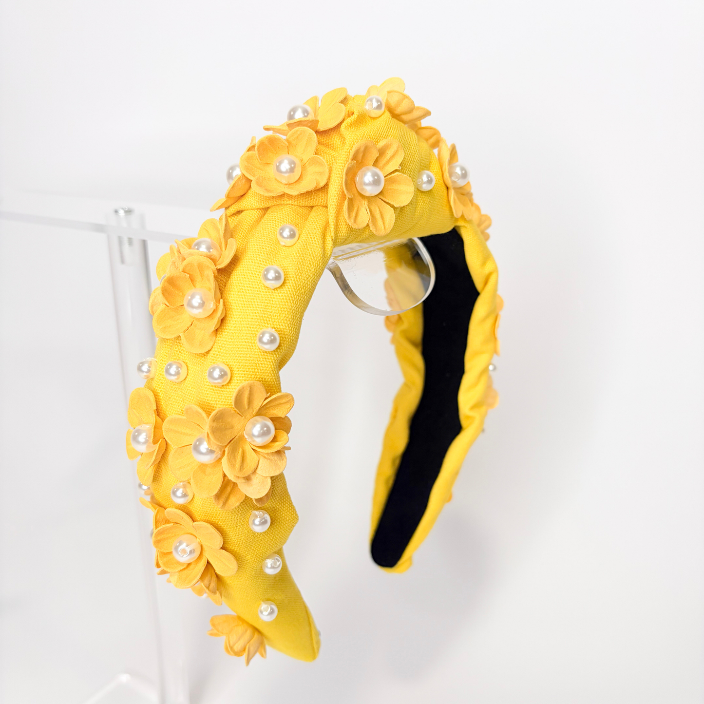 ✨ Yellow Statement Headbands | Pearl, Gem & Floral Styles