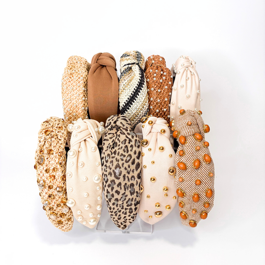 🤍 Neutral Luxe Headbands Collection