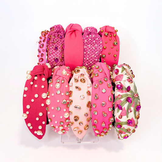 💖 Pink Summer Statement Headbands