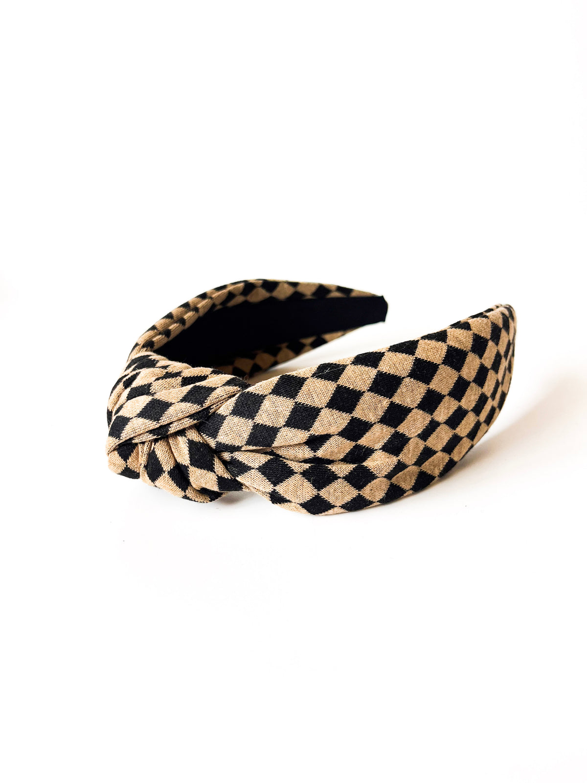 🖤 Checkered Knotted Headbands