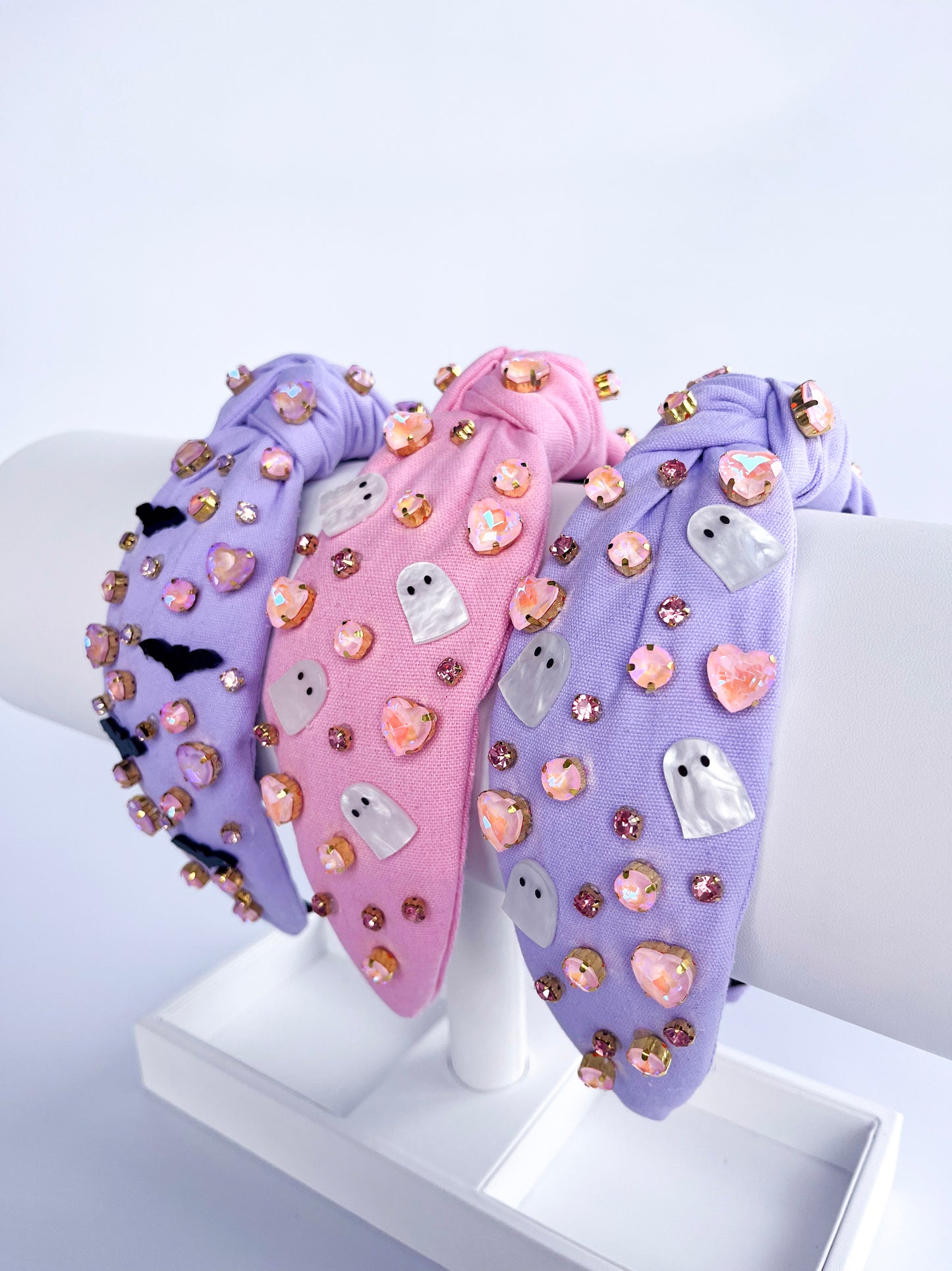 👻 Halloween Jeweled Knotted Headband