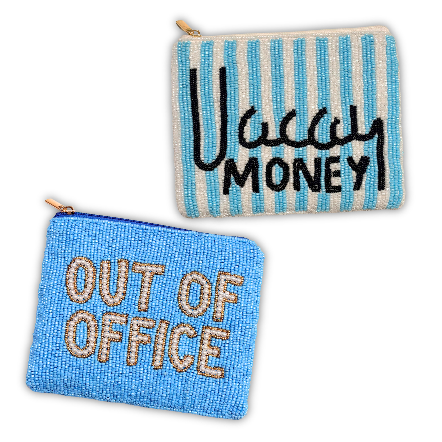 Vacation Beaded Pouches