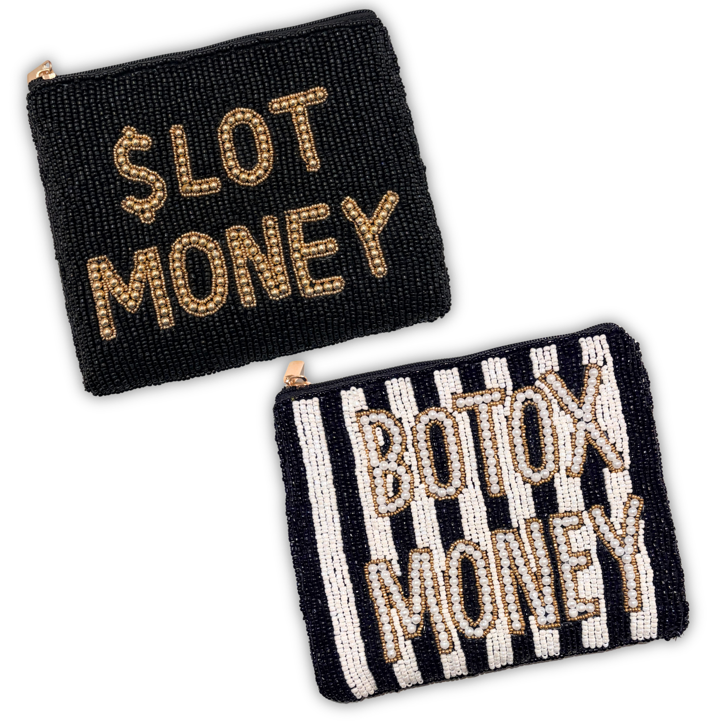 Money Beaded Coin Pouches