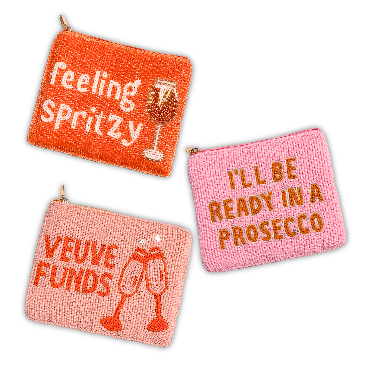 Cocktail & Girls Night Beaded Pouches