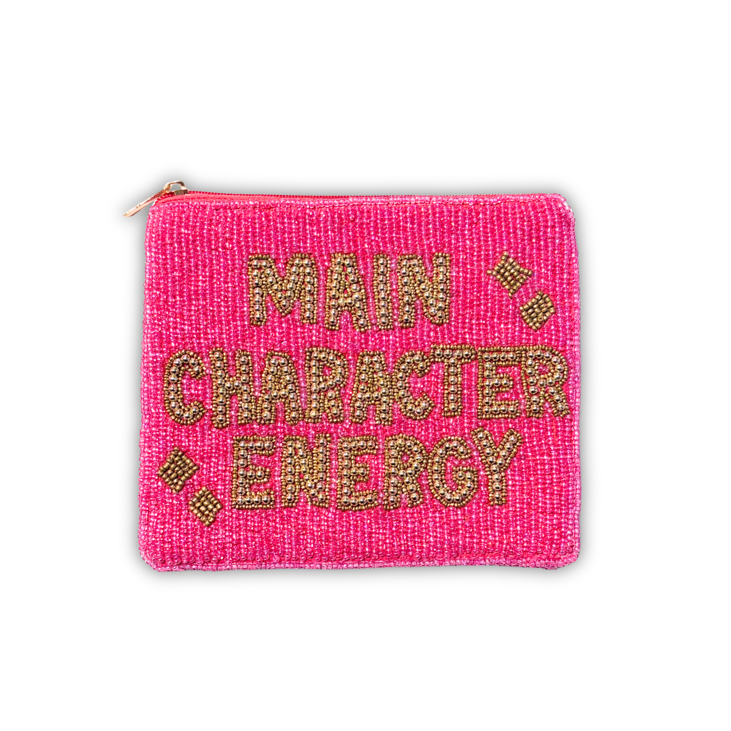 Main Character Energy Beaded Pouches