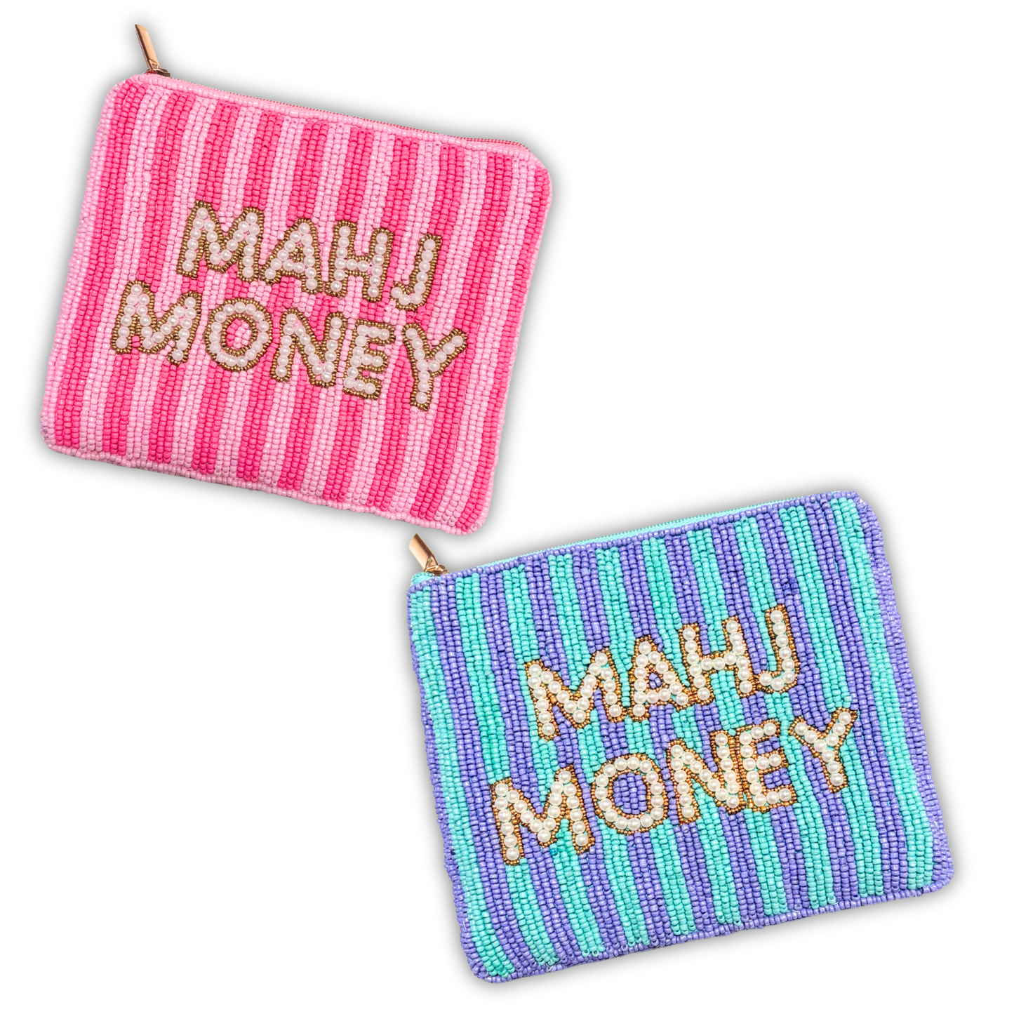 Money Beaded Coin Pouches