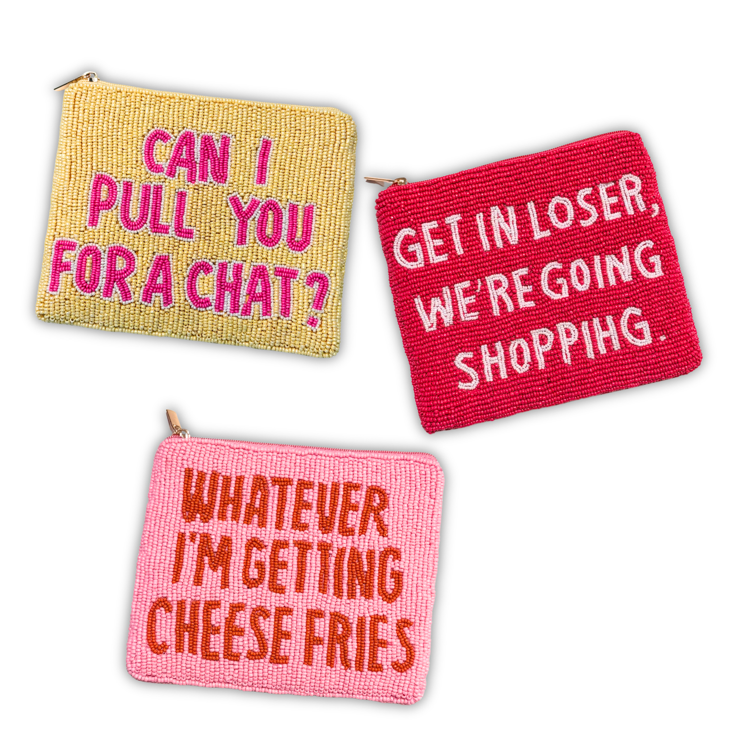 Pop Culture Beaded Pouches