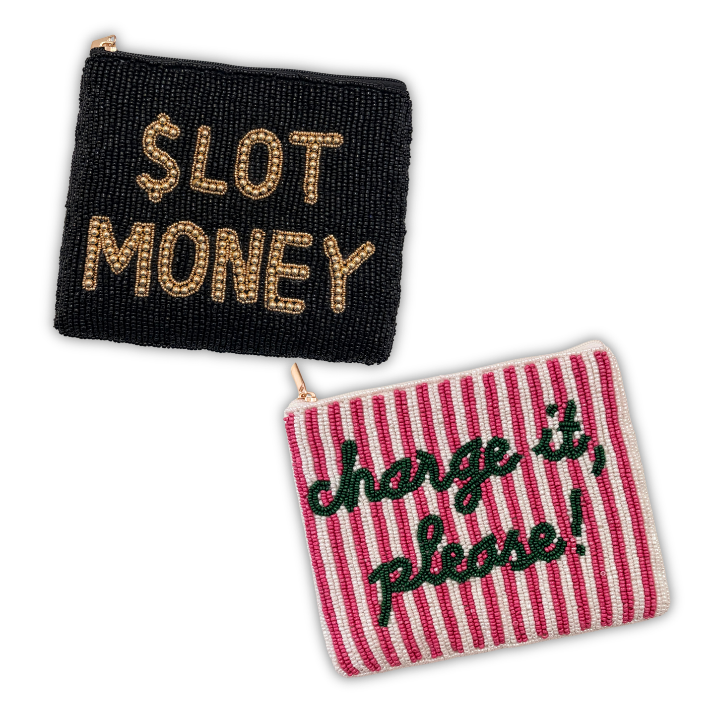 Vacation Beaded Pouches