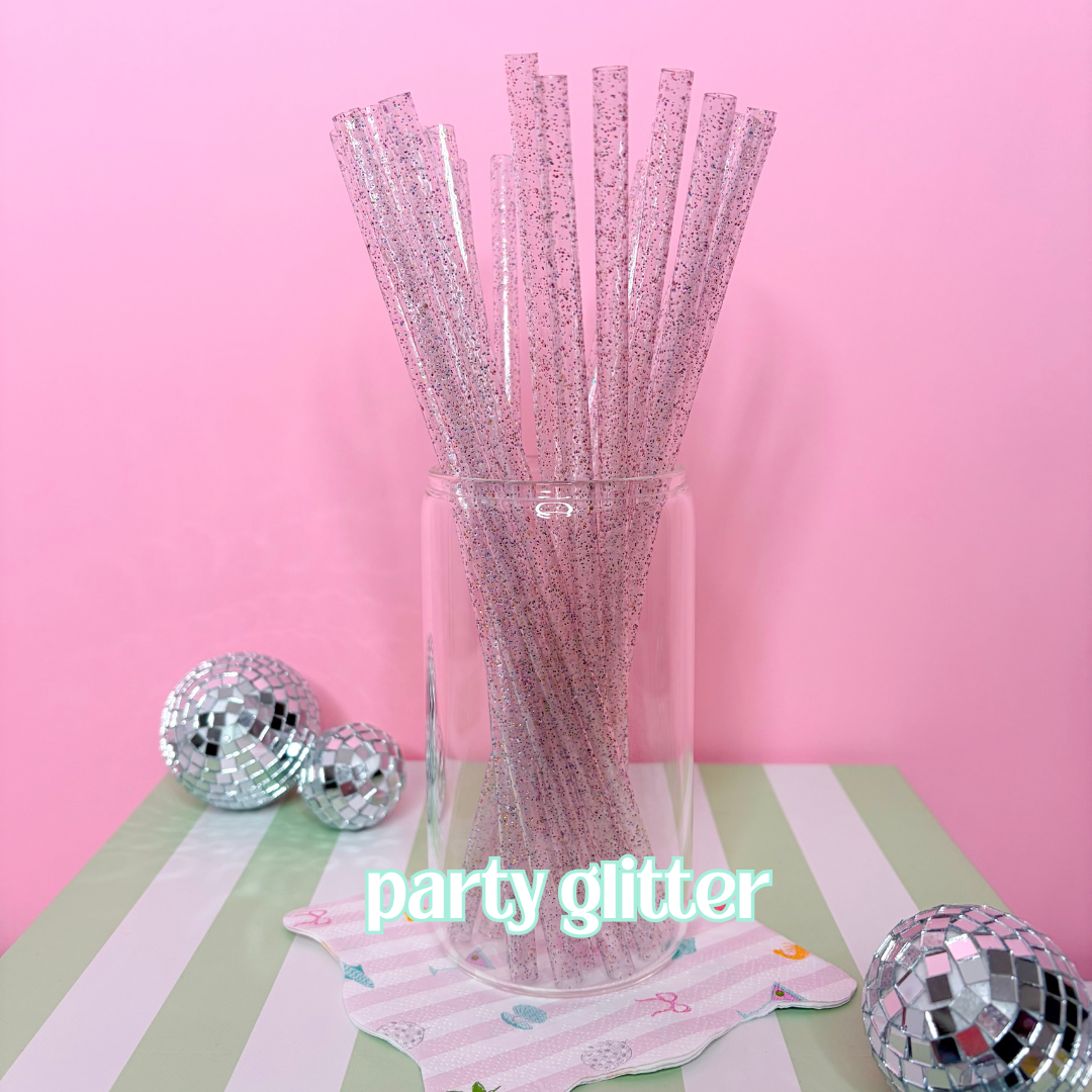 Summer Dopamine Reusable Straws – 9" (20 Pack)