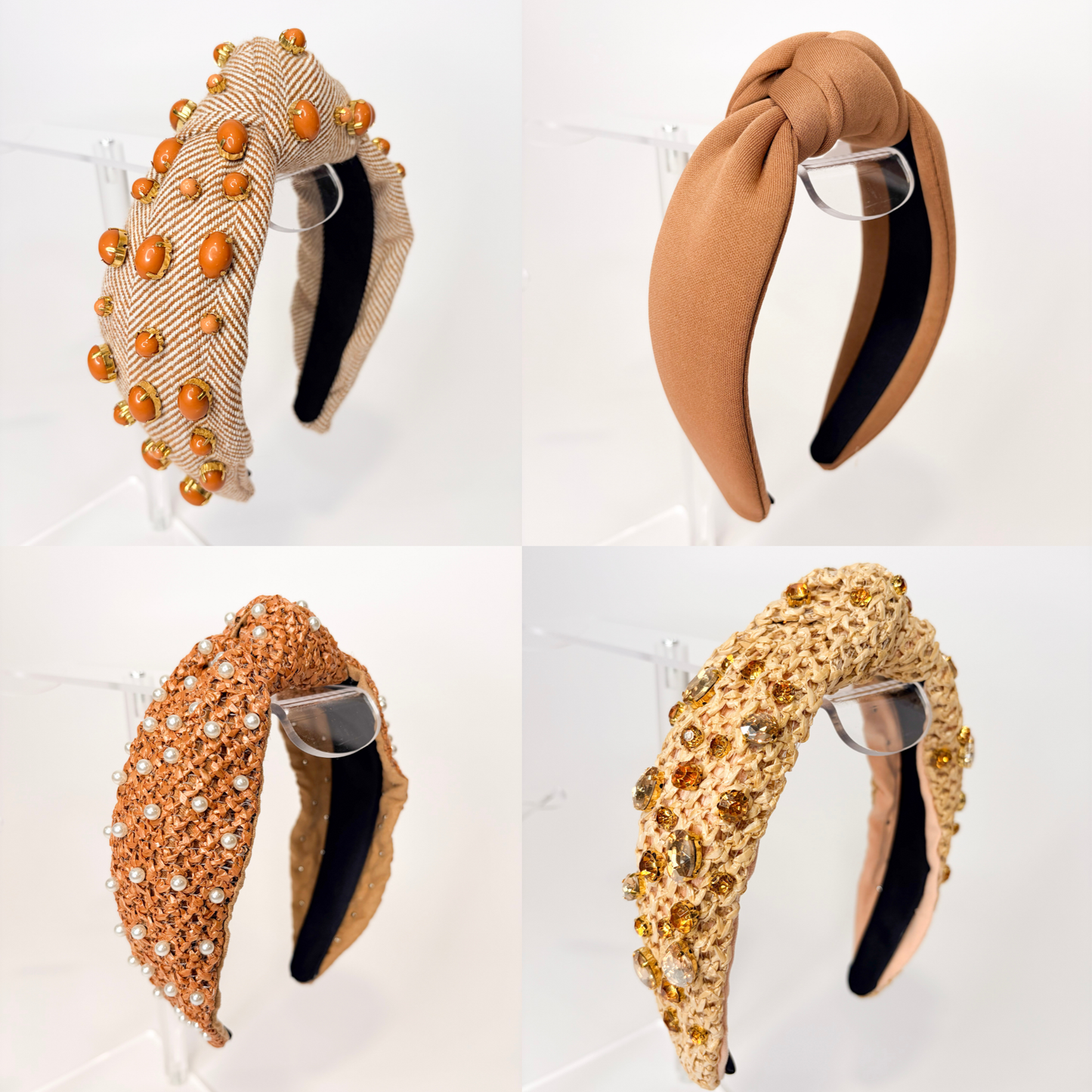🤍 Neutral Luxe Headbands Collection