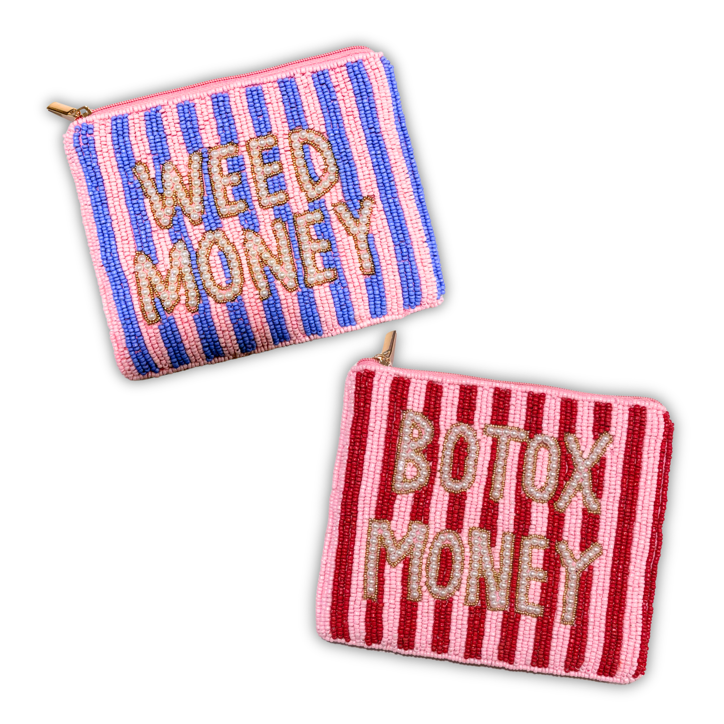 Money Beaded Coin Pouches