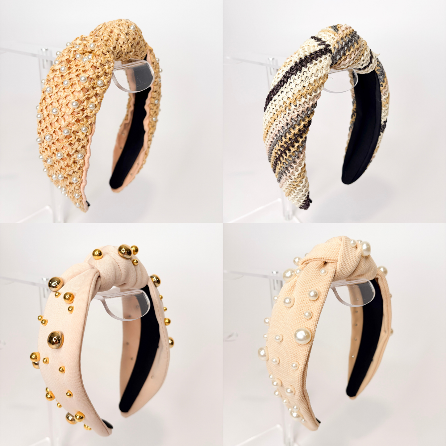 🤍 Neutral Luxe Headbands Collection