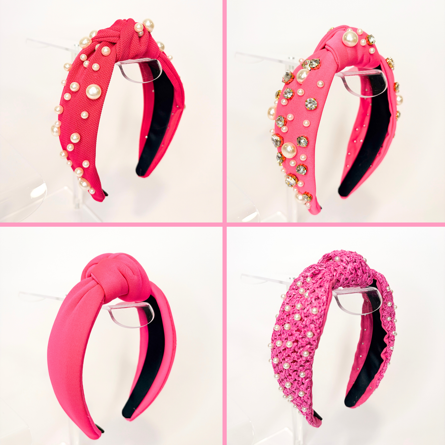 💖 Pink Summer Statement Headbands