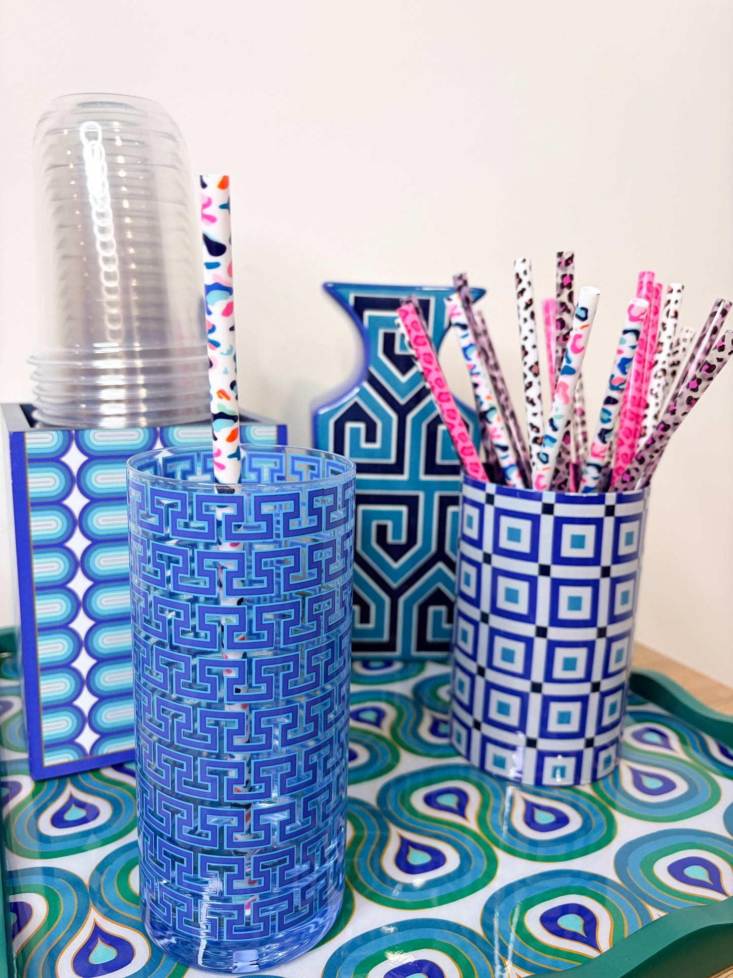 Leopard Variety Pack Reusable Straws (20 Pack) | 9 Inch