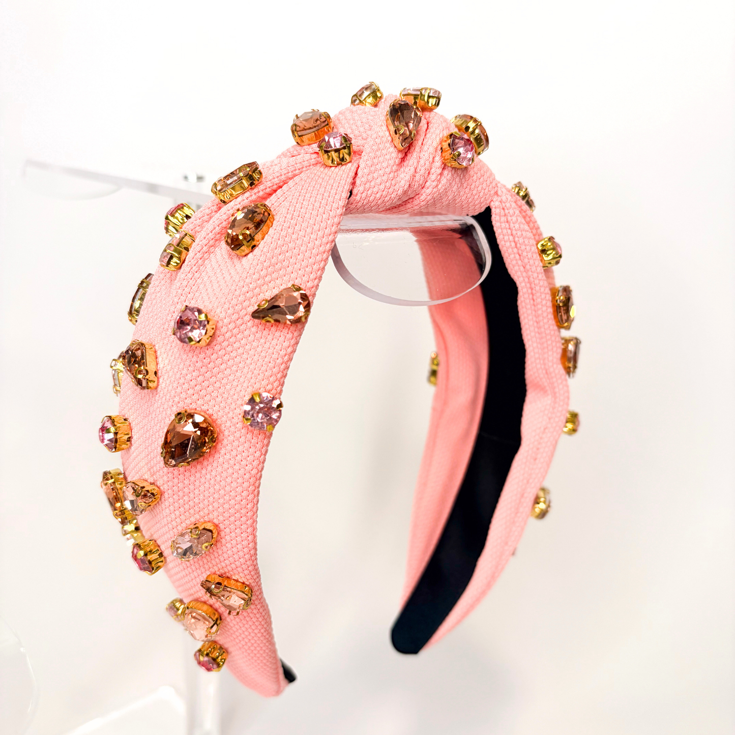 💖 Pink Statement Headbands | Pearl, Crystal & Gem Embellished Headbands