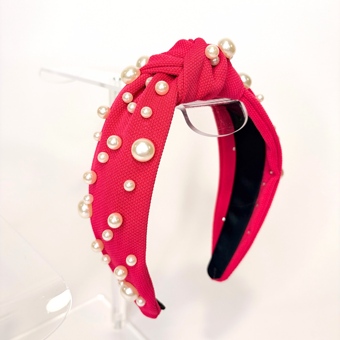 💖 Pink Statement Headbands | Pearl, Crystal & Gem Embellished Headbands