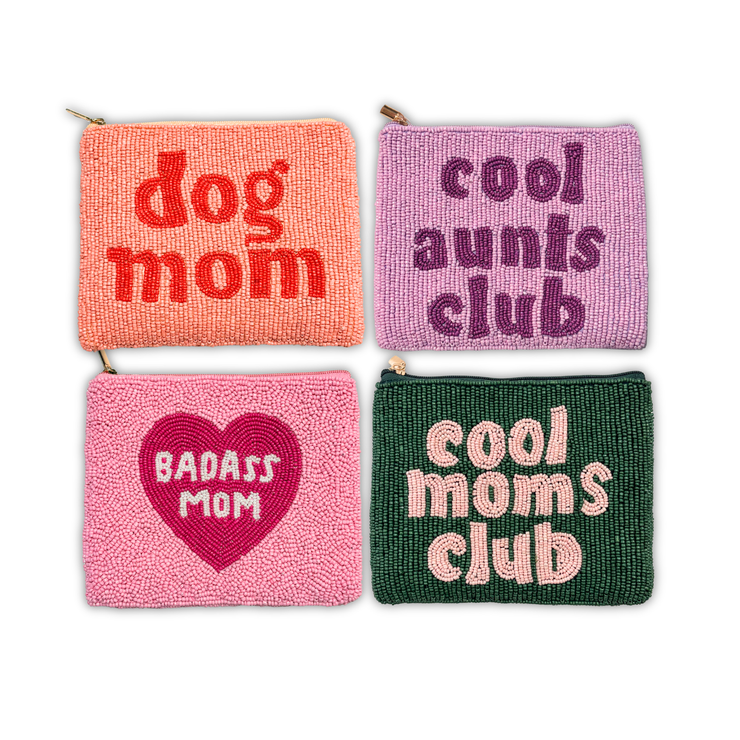 Cool Girls Club Beaded Pouches