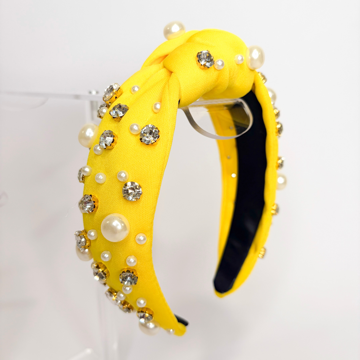 ✨ Yellow Statement Headbands | Pearl, Gem & Floral Styles