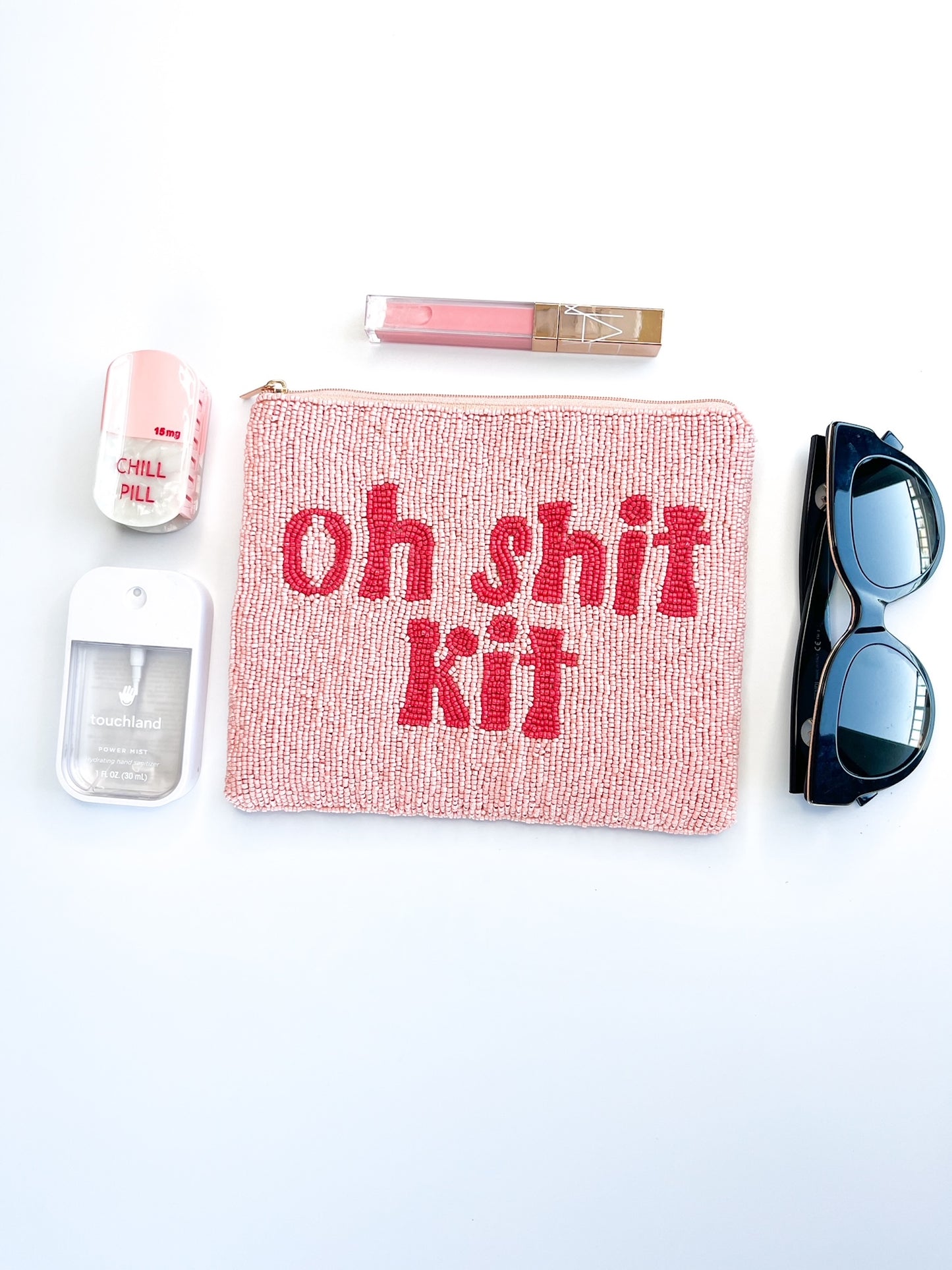 Extra Large Oh Shit Kit Beaded Pouch