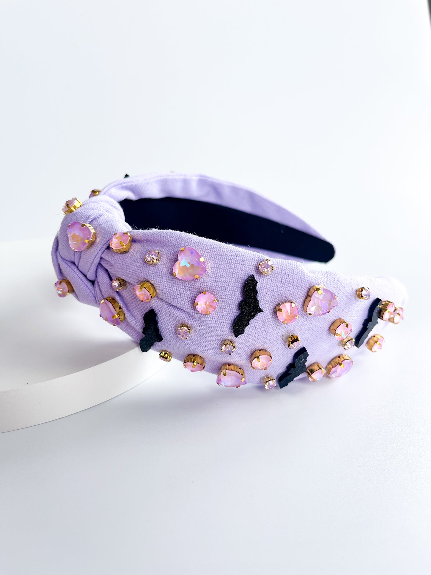 👻 Halloween Jeweled Knotted Headband